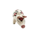 Wemyss Bovey Plichta Large Standing Pig with Flowering Clover Design