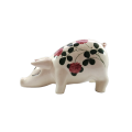 Wemyss Bovey Plichta Large Standing Pig with Flowering Clover Design