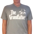 Grandfather Grey Cotton T-shirt Perfect gift for someone special
