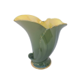 Carlton Wear Pale Green With Gold Trim Yellow inside Large Vase