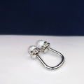 Swarovski Crystal Stunning Horseshoe Key Ring Platinum Plated