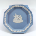 Wedgwood Jasper Blue Hexagonal Dish Plate
