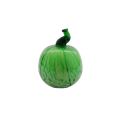 Green Art Glass Large Pumpkin Lifelike