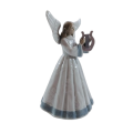 Lladro Figurine, Angel, Heavenly Harpist, 5830, Tree Topper