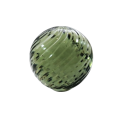 Pair of Large Heavy Solid Green Paperweight Glass Balls