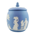 Wedgwood Blue Jasper Lidded Jar Pot