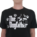 Dog Father Black Cotton T-shirt Perfect gift for a Dog Lover