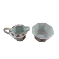 Dreden Porcelain Tray with Sugar Bowl and Milk Jug Set