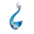 Murano  Sommerso Art Glass Beautiful Large Duck Swan
