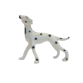 Whimsical Dalmatian Dog Figurine