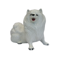 Italian Mid Century White Standing Samoyed Pomeranian Dog