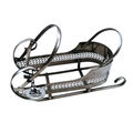 Silver Plates Wine Holder in the shape of a Sleigh