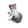 Lladro Cat and Mouse designed by Juan Huerta circa 1984