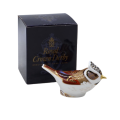 Royal Crown Derby Collectors Guild Crested Tit 21st anniversary edition, gold button