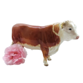Beswick Old Early Vintage Porcelain Hereford Bull Cow