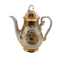 Antique Porcelain Gold Schaller Wiesau Bavaria Tea Set