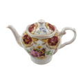 Tuscan Burgundy `Provence` Teapot Tea Pot- High Tea at Home