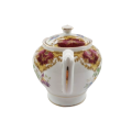 Tuscan Burgundy `Provence` Teapot Tea Pot- High Tea at Home