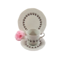 Huguenot Royal and La Rochelle Andante Cup and Saucer Plate Trio