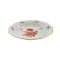 Herend Hungaria Rust Bouquet Gold Dish