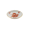 Herend Hungaria Rust Bouquet Gold Pin Dish