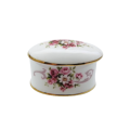 Paragon Oval Rose Bouquet  Vintage Porcelain Flower Trinket Box