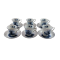 Ter Steege bv Delft Blauw Windmill Cup and Saucer