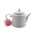 Huguenot Royal Beautiful White Porcelain Tea Pot