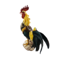 Large Colorful Ceramic Rooster Figure Statue