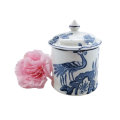 Wood & Sons Yuan Lidded Jam or Sugar Pot Blue and White Birds
