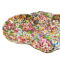 James Kent Apple Blossom chintz all Over Floral Oval Dish
