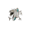 CRYSTOCRAFT Ornament, Mythical Dragon with Clear Swarovski Crystals