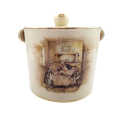 Arthur Wood Oliver Twist Glazed Biscuit Barrel with Handle