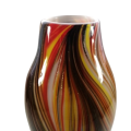 Murano Glass Bright Vibrant multicoloured with gold flakes vase
