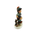 Goebel Hummel Wayside Harmony Boy on Fence Figurine
