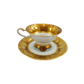 Hutschenreuther duo Demitasse Gold Cup and Saucer