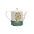 Wedgwood Sarah`s Garden Teapot Green Citrus Aurantifolia Ice Tea Recipe 1997
