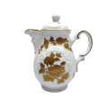Estee Lauder Ice Palace Porcelain Teapot Pitcher white and gold