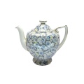 Royal Doulton bone china Blue and Yellow Art Deco Daisy Chintz  Teapot