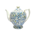 Royal Doulton bone china Blue and Yellow Art Deco Daisy Chintz  Teapot