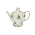 Sadler England Miniature Tea Pot with dainty Roses and Gold Accents