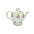 Sadler England Miniature Tea Pot with dainty Roses and Gold Accents