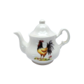 English Miniature Tea Pot with Cockerel Design
