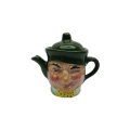 Sairey Gamp Double sided Miniature Tea pot