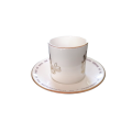 Royal Worcester Coffee Cup & Saucer To Commemorate Charles & Diana Wedding