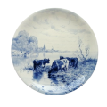 Delft porceleyne fles cow plate after Roelofs by Jaap Gidding Plate