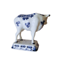 De Porcrleyne Fles Royal Delft Blue and White Left facing Bull Cow c.1960