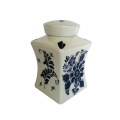 Blauw Delft Distel Tea Caddy No1700 Hand Painted