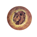Limoges Wild Life Lion by Email de Limoges Wall Plate