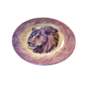 Limoges Wild Life Lion by Email de Limoges Wall Plate